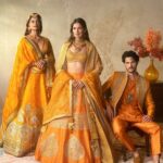 Masaba Gupta Instagram – The ‘Aam Ras’ lehenga • Step into the world of glorious orange,yellow and everything in between • The Masaba Bride is here.