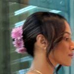 Masaba Gupta Instagram - The inspiration? Kala Jamun with a touch of pink salt 🍬 | 💄: @eshwarlog @deepabambhaniya08 | styled with @manishamelwani in a custom dress.