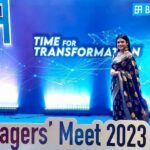 Masuma Rahman Nabila Instagram - Bank Asia Managers’ Meet 2023 #emcee #emceelife #emceeing
