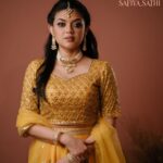Masuma Rahman Nabila Instagram - @masumanabila In @safiya_sathi Whether it is an intimate wedding or a grand one, some brides truly know how to stand out and make a statement with their bold outfit choices. So today, we are embracing all those women who chose or want to choose the beautiful color yellow for their wedding day and simply looked like a million bucks. A new edition to House of Safiya Sathi's wedding couture, a traditional zardousi lehenga, with an exquisite classic cut that looks stunning in the color yellow. There is absolutely no doubt that pastels have been and will always be in fashion. No matter what event you have, or what time the event is, pastel yellow will look stunning if you pick the right shade. This time we opted for a beautiful pastel yellow in motka silk which brings a serene, subtle, and elegant touch to it. In frame: Masuma Rahman Nabila Photography: @salmikabir Makeup: Nidia Afroz Jewellery: Dazzle by Sonia #holudattire