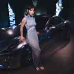 Matilda De Angelis Instagram - About last night, celebrating the new @maserati GranTurismo one-offs. #maseratigranturismo #milanodesignweek #ad
