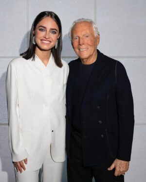Matilde Gioli Instagram - Grazie Signor Armani 🤍

@giorgioarmani
