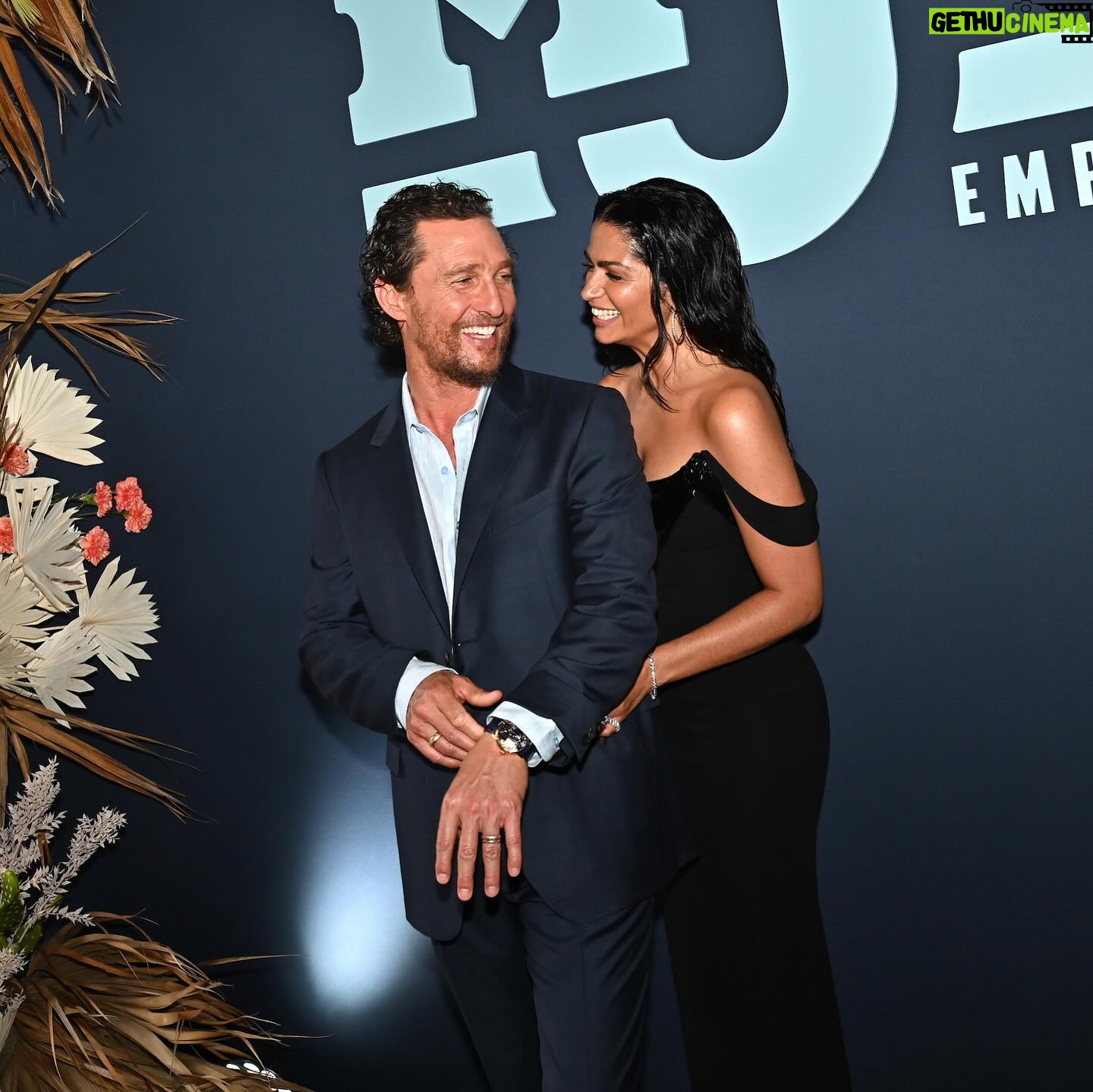 Matthew McConaughey Instagram - it was a family affair @mackjackmcconaughey thank you to all the artists, supporters and a big thank you to @lukecombs for sharing the stage. together, we made a BIG difference for a lot of kids in NEED #justkeeplivin
