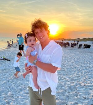 MattyB Instagram - Lucy’s first beach trip