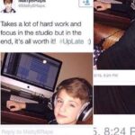 MattyB Instagram - #UpLate