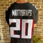 MattyB Instagram - love this new @atlantafalcons jersey they sent me. hyped for the start of the season #RiseUpATL