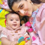 Mawra Hocane Instagram - a day well spent playing peek-a-boo 🫠🌸🧿 MASHAALLAH #bestfriendschildren #khaladuties