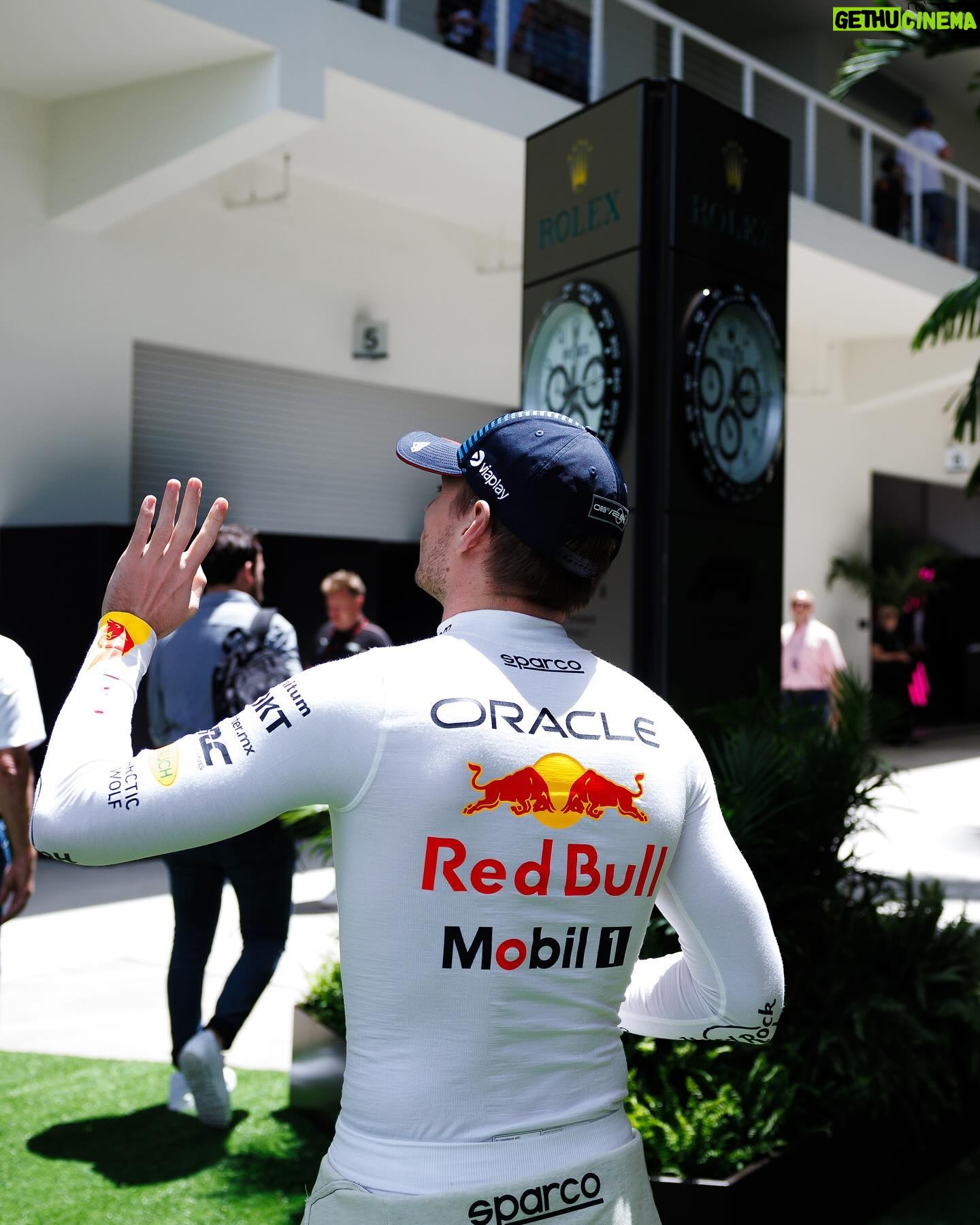 Max Verstappen Instagram - Happy to be on sprint pole 🙌 Difficult to get the tyres to work in the last session, but we’ll take the result 😎