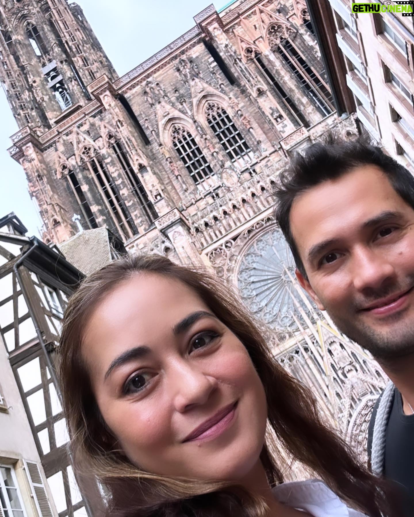 Maya Karin Instagram - A day in Strasbourg France.. #strasbourgh #cathedral #oldtowns #architecture