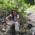 Maya Karin Instagram - Rindu dengan hutan sabah, missing my time in jungle with my mentor and advisor @royimbak .. Time to go back to Sabah soon and visit my own waterfall. Air terjun Maya Karin 😘 #conservation #malaysia