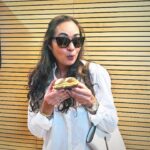 Maya Karin Instagram - Oooh la la the smallest baguette in the world! So cute 💜 #baguette #strasbourgh #france