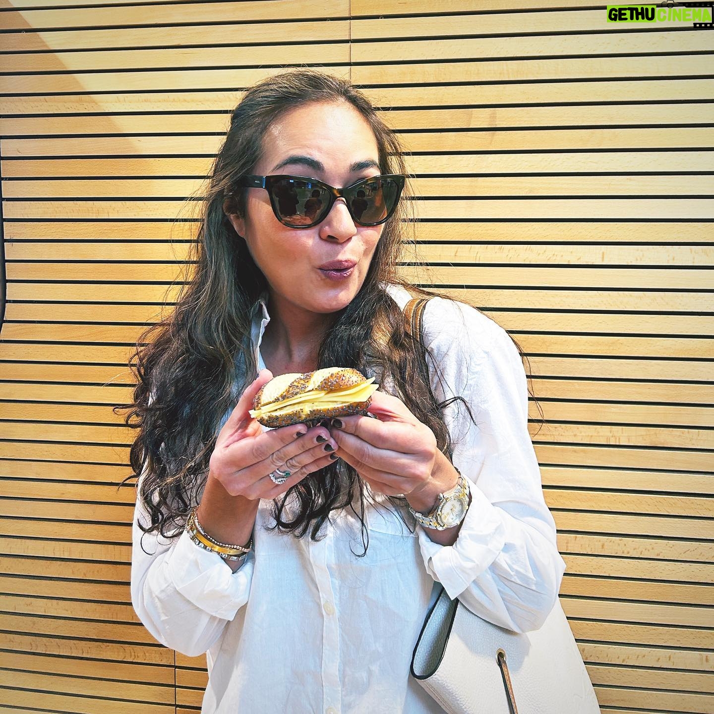 Maya Karin Instagram - Oooh la la the smallest baguette in the world! So cute 💜 #baguette #strasbourgh #france