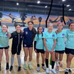 Maya Le Clark Instagram – Two passions bring awesome experiences and allows Maya to meet amazing humans! She traveled home from working on #thethundermansreturn to play some futsal with her team and had the honor of kicking around with @mel.barcenas of the @sandiegowavefc – youngest NSWL player in history and from San Diego! She was so gracious and friendly as was her family. Her dad, Carlos, really taught the girls some good stuff in a short time AND her brother @xzavier_barcenas10 looked like he was dancing his foot skills were so good! 
#soccerislife #womenssoccer⚽️