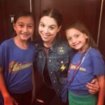 Maya Le Clark Instagram - #2017 ⚡️💙 little O and M (and K)!