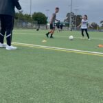 Maya Le Clark Instagram - Awesome passing drill with @coachmichael_california and Serbian Footballer Miloš Nikolić @nikolic_dz ⚽️👊#weeklysoccer #soccerislife