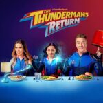 Maya Le Clark Instagram - dinner with a side of superpowers 🍴⚡️💙 #TheThundermansReturn coming March 7 to Nickelodeon and streaming on @paramountplus