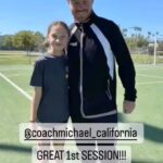 Maya Le Clark Instagram - Found her ⚽️ trainer while in LA! Feeling pretty lucky 👊 @coachmichael_california