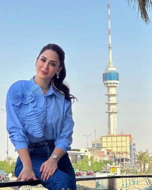Mays Anber Instagram - يومكم بغدادي ❤️ حبيت الجووو شلون كسر ونزلت درجة الحرارة ❤️