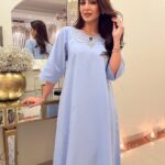 Mays Anber Instagram – يسعدلي مساكم 💙شلون رمضان وياكم