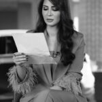Mays Anber Instagram - ابيض واسود يمثل مقولة خير الكلام ماقل ودل 🖤🤍 المبدع @mujab1 شعر ومكياج @fadiaa.mkp