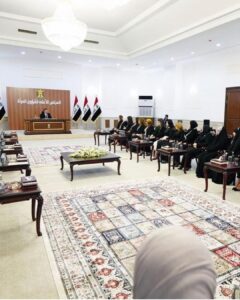 Mays Anber Instagram - من دواعي سروري ونقطة فاصلة في مسيرتي الاعلامية محاورة رئيس الوزراء العراقي سيادة محمد شياع السوداني في جلسة التعرف على برامج المجلس الاعلى لشؤون المراة … الجلسة كانت بإشراف الدكتورة شهباء العزاوي مستشار رئيس الوزراء لشؤون المرأة @shahbaaalazawy …. الحمد لله حتى يبلغ الحمد منتهاه … الحمد الله كدرت اثبت ان المرأة العراقية بالعمل والاصرار تكدر توصل وتحقق حلمها وتعكس صورة جميلة عن وطنها