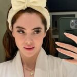 McKayla Maroney Instagram - Airplane mode type of night lol but I’m curious.. What does self care mean to you? 🧖‍♀️🛁✈️🤍 For me it means turning down other peoples noise, and tuning into myself. That in itself is a skill I’ve been working on for a while. Sometimes I need to reflect, and talk to God, and sometimes I just need to laugh and dance around. Mental health is yours to refine and define!!! We’re approaching the holidays aka “The Season of Giving” but if you’re not feeling happy and full within yourself how do you expect to give fully and completely to others?!?!?! The joy of giving is in expecting nothing back!! When your heart is full it feels good to want nothing back but someone’s happiness. So if you’ve been feeling empty, or drained I encourage you to dive deeper into yourself. Turn down other people’s noise, and listen closely to your own. What do you need? A little self care goes a long way my dear friend, and you deserve nothing but the best. 😘💌 I hope this all made sense 🤣 Wishing you a heart full of joy this evening. Best, M ✨ #selflove #selfcare #selfcaresunday