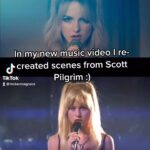 Mckenna Grace Instagram - When I wrote the Buzzkill Baby music video I was really inspired by one of my favorite movies Scott Pilgrim. It was so fun channeling my inner Brie Larson (again 💀). Also has the chance to co-direct it with Gus Black @splitthemoon