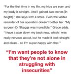 Mckenna Grace Instagram - Thank you @nmemagazine ❤️ I feel like my account is going to become a scoliosis awareness/Dr Skaggs fan account for a bit. I just couldn’t have imagined a month ago feeling like I do now-happy. The last slide is my nurses helping me walk again. We made a goal to make it to this bridge outside of the ICU- the video is us doing that and looking out the window was A Friend of the Family billboard right outside, which was really cool!
