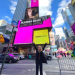 Mckenna Grace Instagram - 😭😭😭HAUNTED HOUSE in TIMES SQUARE!!!!! Thank you @amazonmusic this is insane! This means so much to me!