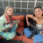 Mckenna Grace Instagram - BTS from episode 7-lots of singing, dancing and karaoke! I loved this episode because @ellajaybasco joined the cast and we had a lot of fun together💗 Stream #AFriendOfTheFamily on @peacocktv