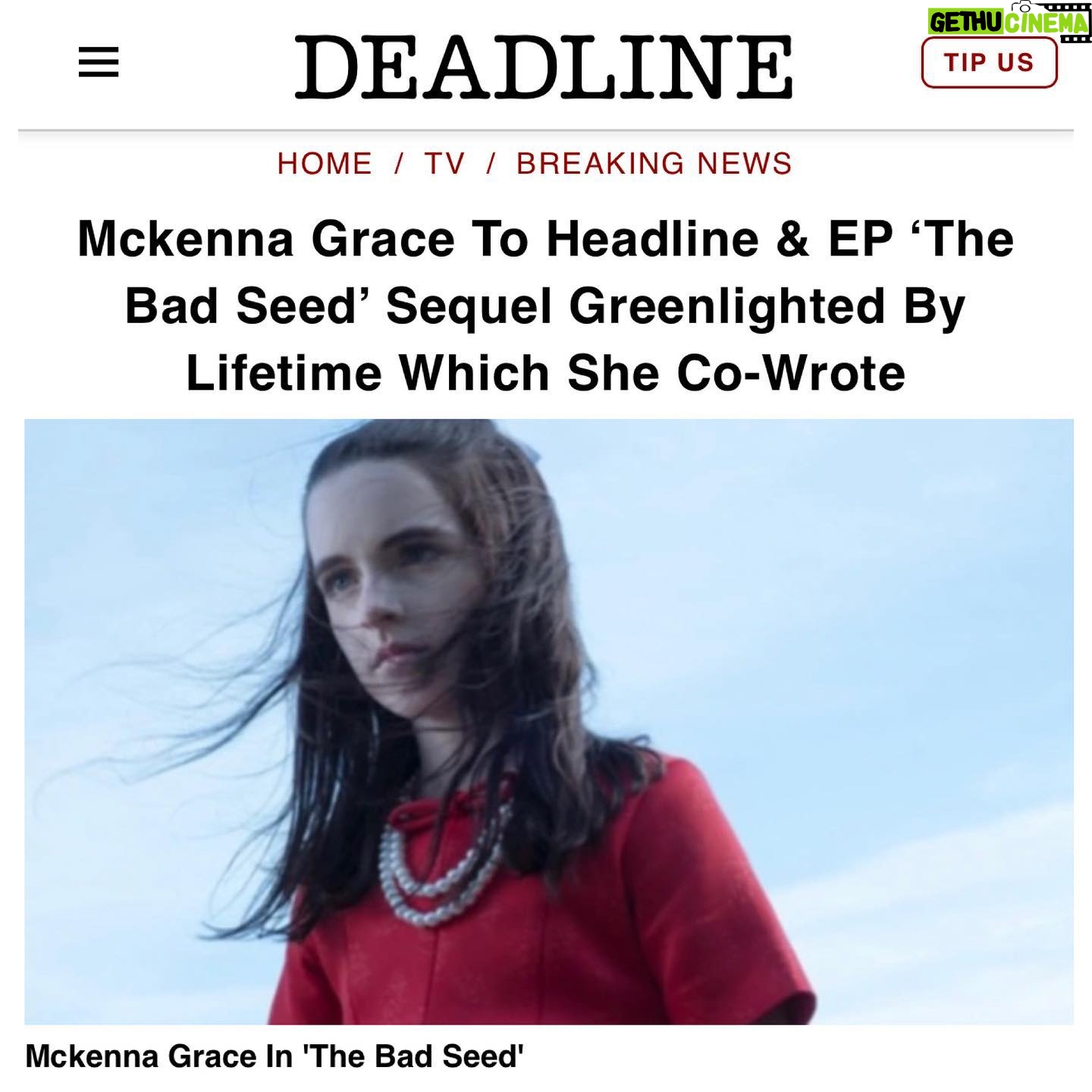 Mckenna Grace Instagram - My first script❤️