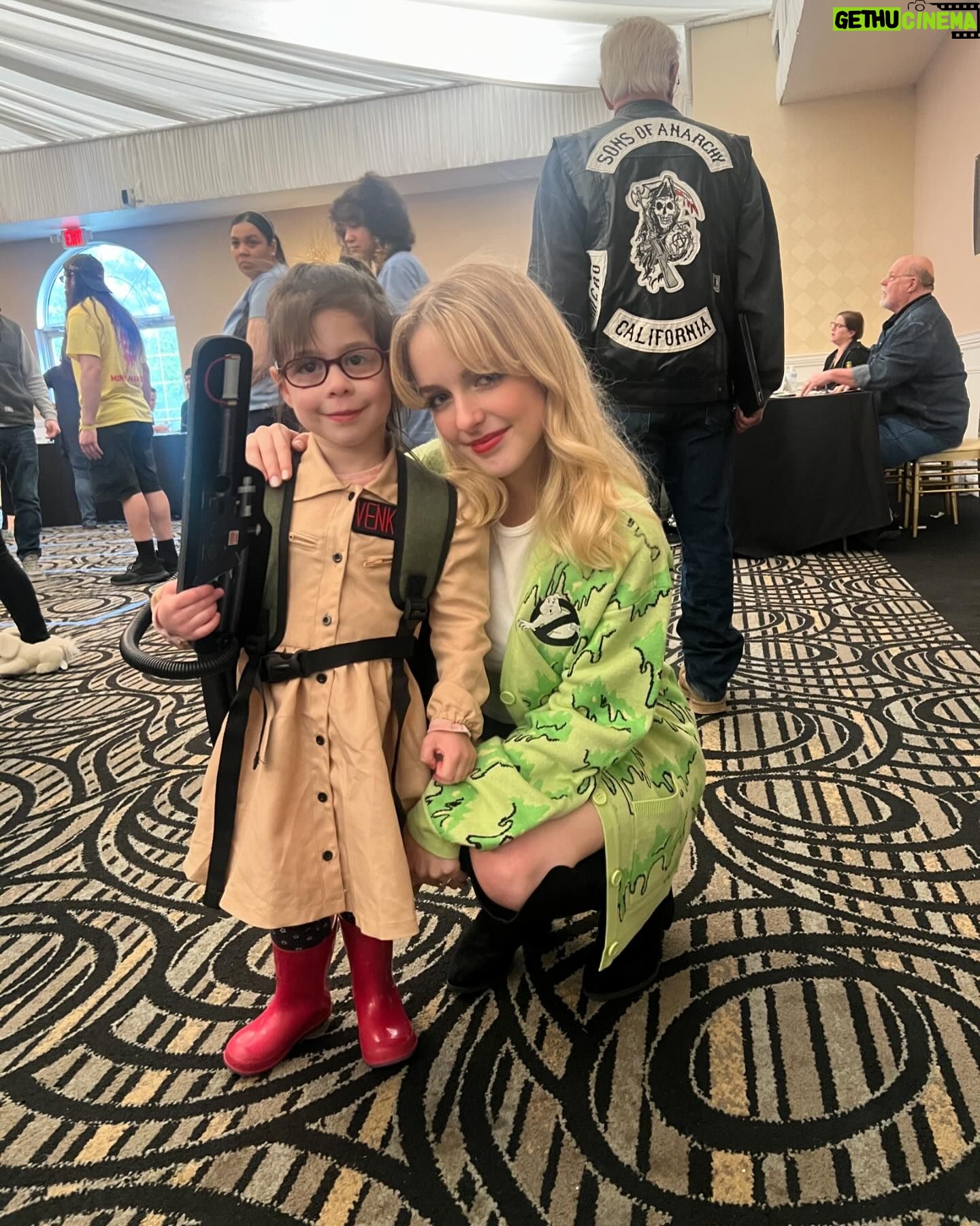 Mckenna Grace Instagram - When you get the chance to play a dream role at 12, you don’t really think about the lasting impact it’ll have on your life. Finishing the press tour for Ghostbusters Frozen Empire, I’ve been feeling really emotional and thankful. I’ve been so lucky to play a character and be part of something that’s connected with so many people. I’ve met so many familys, parents, kids, people who’ve told me stories of how Ghostbusters has impacted their life over the past 40 years. I’m not just talking about a few stories here and there, but hundreds. I’ve met kids dressed as Phoebe, couples who got married in a Ghostbuster’s themed wedding, parents with kids on the spectrum that see themselves in Phoebe, I’ve even met kids NAMED after her…playing this character and hearing people’s stories have taught me a lot about myself and who I want to be. It sounds crazy, but it is that deep! It’s been such an insane honor to be a part of this franchise, one that’s been such a massive part of my own childhood. Thank you Ghostbusters, Sony, Jason, Gil and Ivan for changing my life forever- and thank you to the Ghostbuster’s fans for welcoming me into the family:) I’ll never get over getting to be a ghostbuster, ever. Coolest thing I’ve ever done. Hope yall love the movie as much as we loved getting to make it❤️ (The last three in this are baby me🙃)