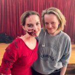Mckenna Grace Instagram - BTS season 5 #HandmaidsTale ❤️ I can’t say enough how much I love this cast and crew and being on this show. From my first day on season 4, everyone made me feel welcomed, supported and cared for. @elisabethmossofficial leads by example and has created a safe place to tell this story. Even though it’s a heavy show, the vibe on set is light and fun. Also, sorry @maxminghella now you know that Gizmo ate your sandwich while you were filming