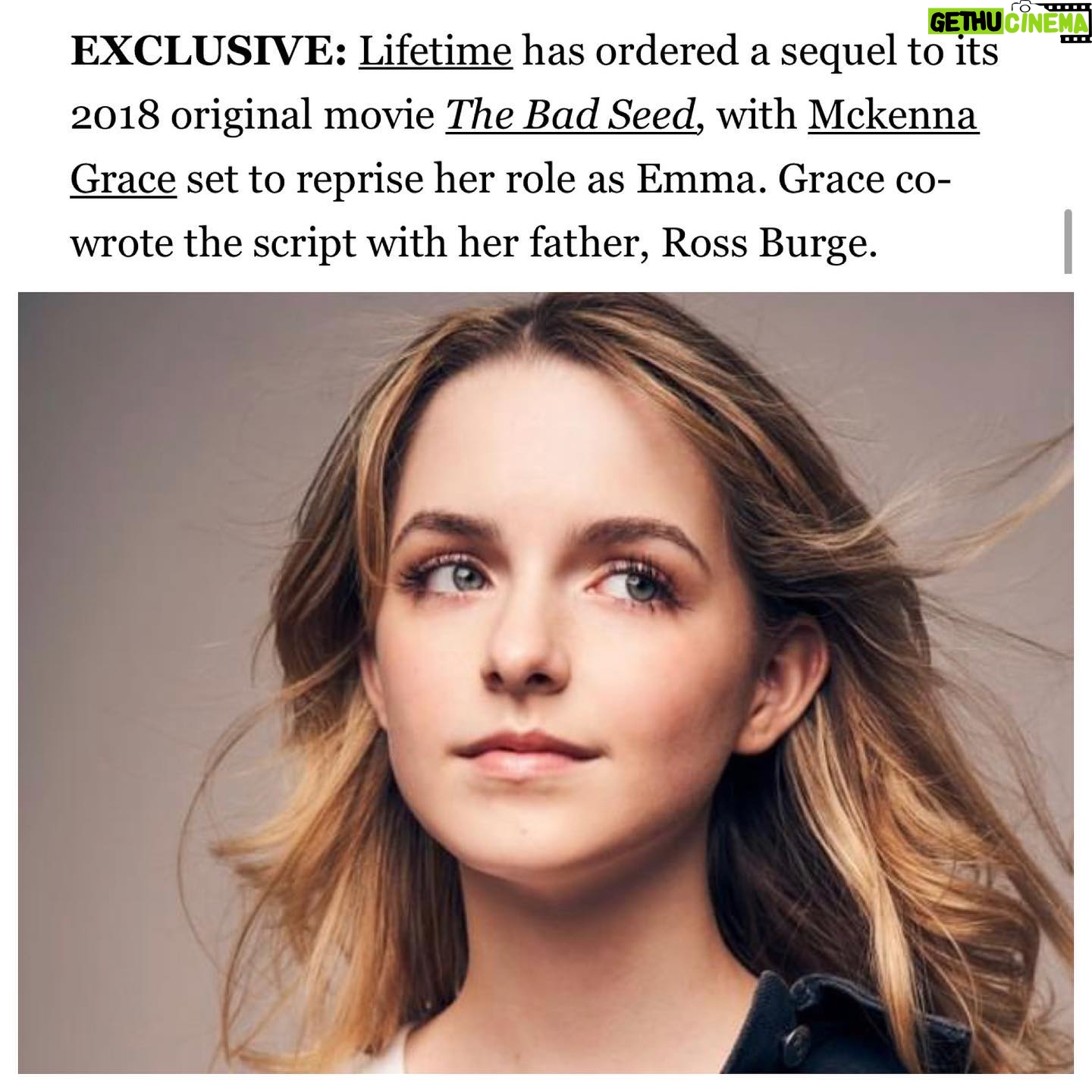 Mckenna Grace Instagram - My first script❤️