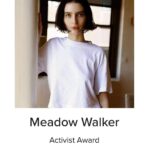 Meadow Walker Thornton-Allan Instagram - So humbled and grateful to be receiving this year’s Activist Award from @pencilsofpromise 💛 Thank you so much!