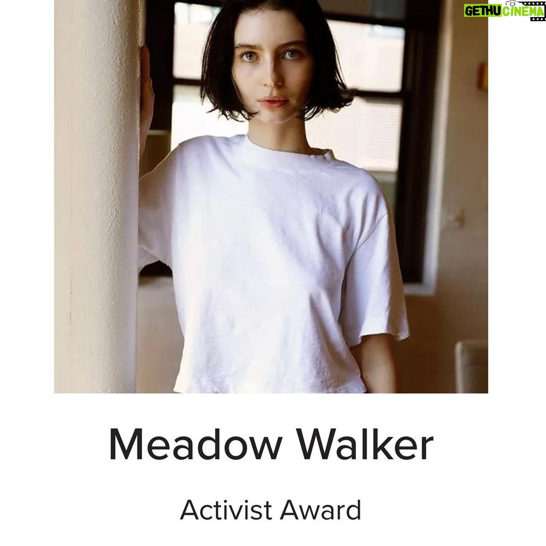 Meadow Walker Thornton-Allan Instagram - So humbled and grateful to be receiving this year’s Activist Award from @pencilsofpromise 💛 Thank you so much!