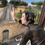 Meadow Walker Thornton-Allan Instagram - Back to Roma with @thaliakoffler & Givenchy bleached hair