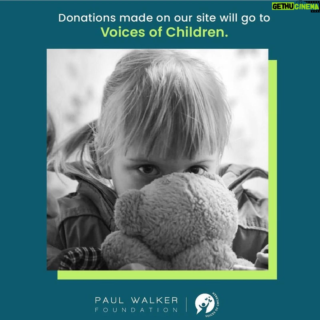 Meadow Walker Thornton-Allan Instagram - Our hearts are with Ukraine. ππ The Paul Walker Foundation is partnering with @voices_of_children. Donations on our site will be going towards supporting the children suffering from the devastating consequences of war. Voices provides psychological & psychosocial support including housing, education, art therapy, individual psychological assistance and treatment for PTSD, accounting for each child's unique circumstances. No child should be left alone to bear the burden of a war trauma. Please donate today. ππππ Link is in my bio