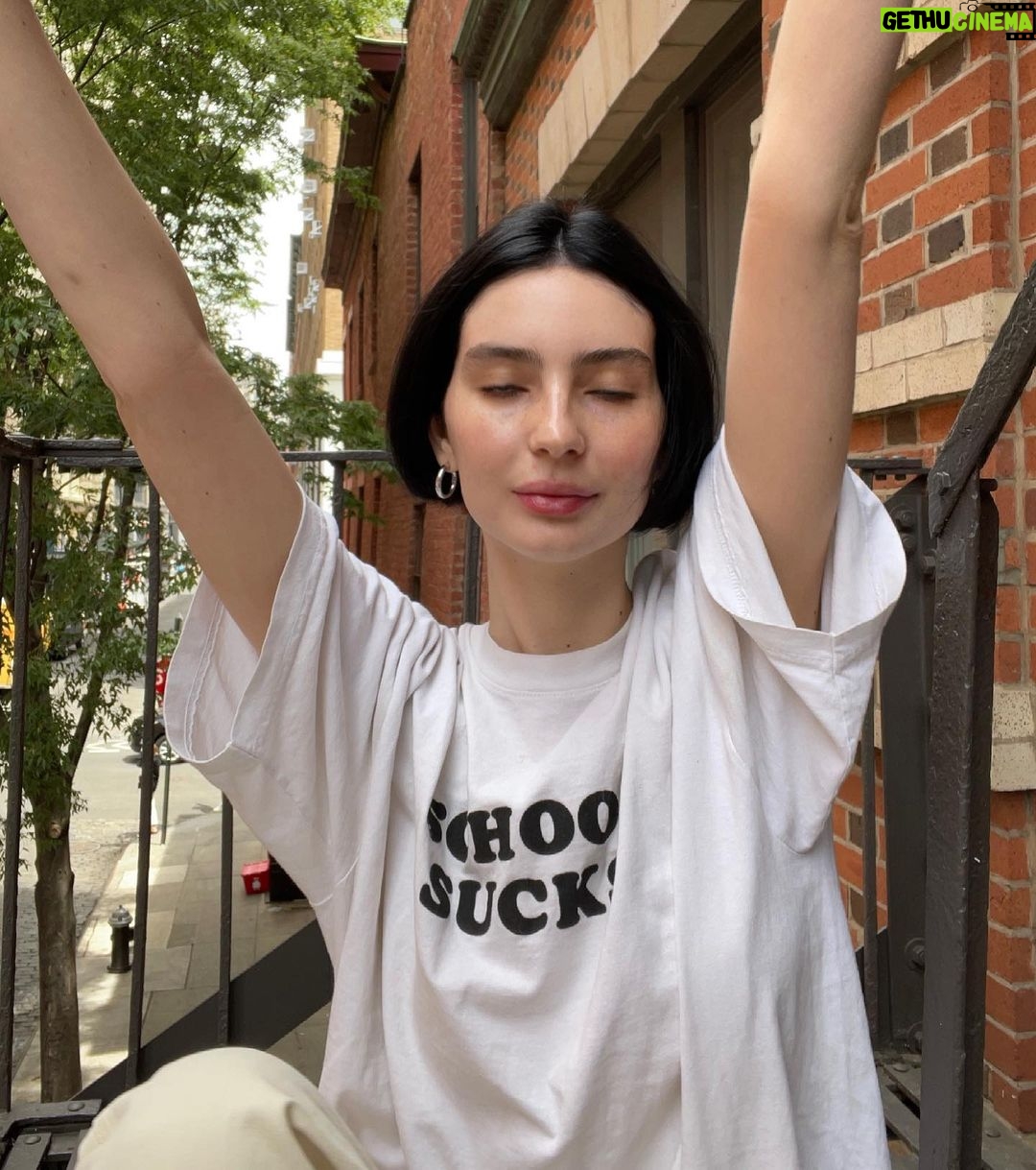 Meadow Walker Thornton-Allan Instagram - i love school