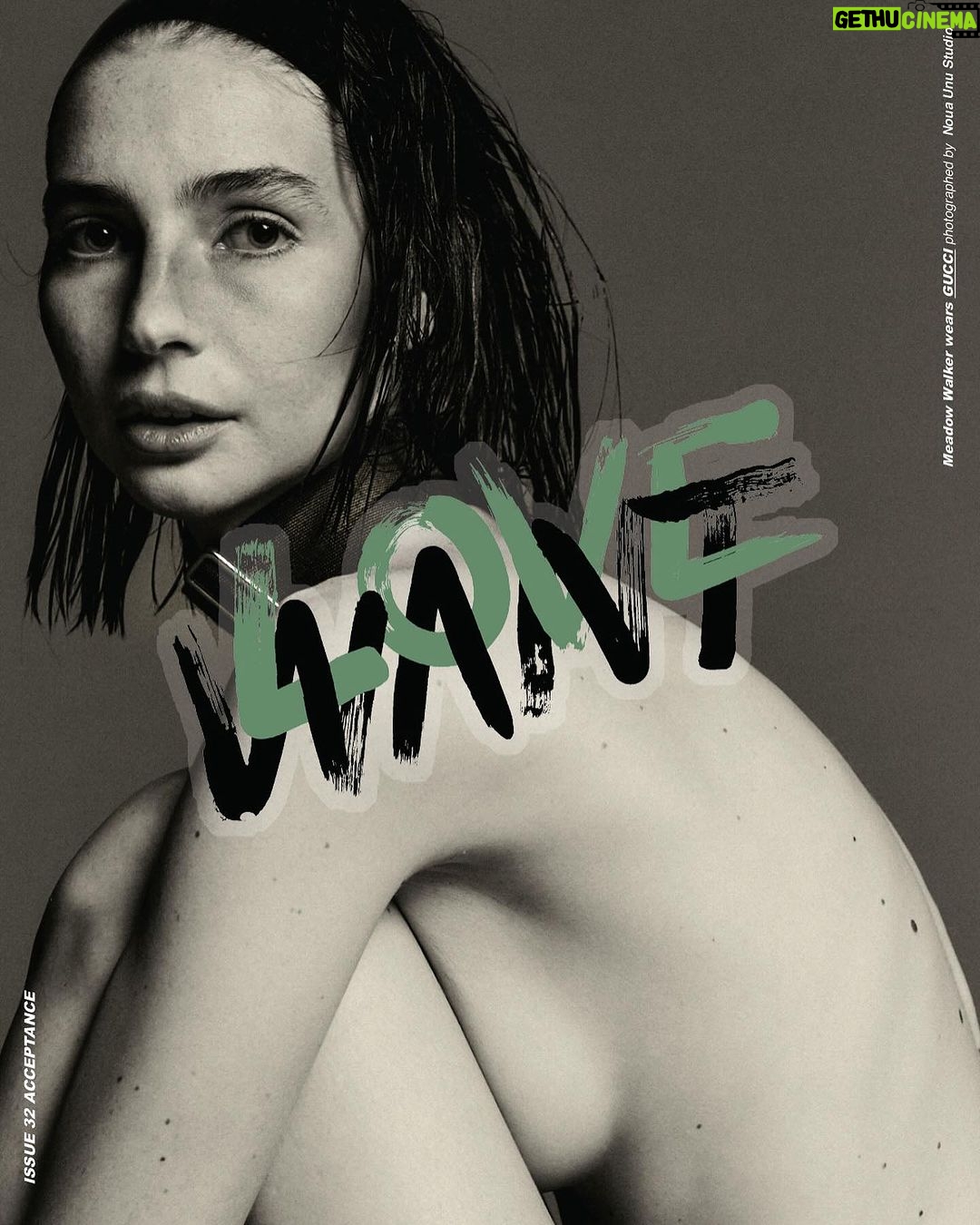 Meadow Walker Thornton-Allan Instagram - second cover for @lovewant issue 32 Editor-in-Chief: @bartcelestino Photographer: @noua_unu Stylist: @carolinaorrico Hair: @hikaruhirano Makeup: @saratagaloa Styling Assistant: @gemmferri