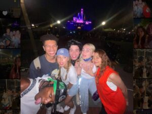 Meg Donnelly Instagram - (*≧▽≦) thank u @disneyland for the most glorious time n having the best pickles!!! 💋 also shoutout @pdinca for being the best guide / human being ever!!! xo (ps the last slide is my favorite clips from a dope montage jah made) i love these people so much!!!!!! ♡(˃͈ દ ˂͈ ༶ )
