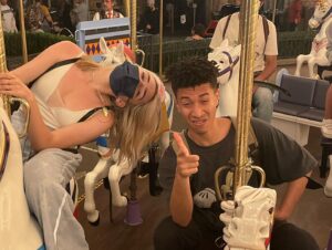 Meg Donnelly Instagram - (*≧▽≦) thank u @disneyland for the most glorious time n having the best pickles!!! 💋 also shoutout @pdinca for being the best guide / human being ever!!! xo (ps the last slide is my favorite clips from a dope montage jah made) i love these people so much!!!!!! ♡(˃͈ દ ˂͈ ༶ )