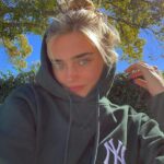 Meg Donnelly Instagram - messiest bun ♡o｡🍀🌿