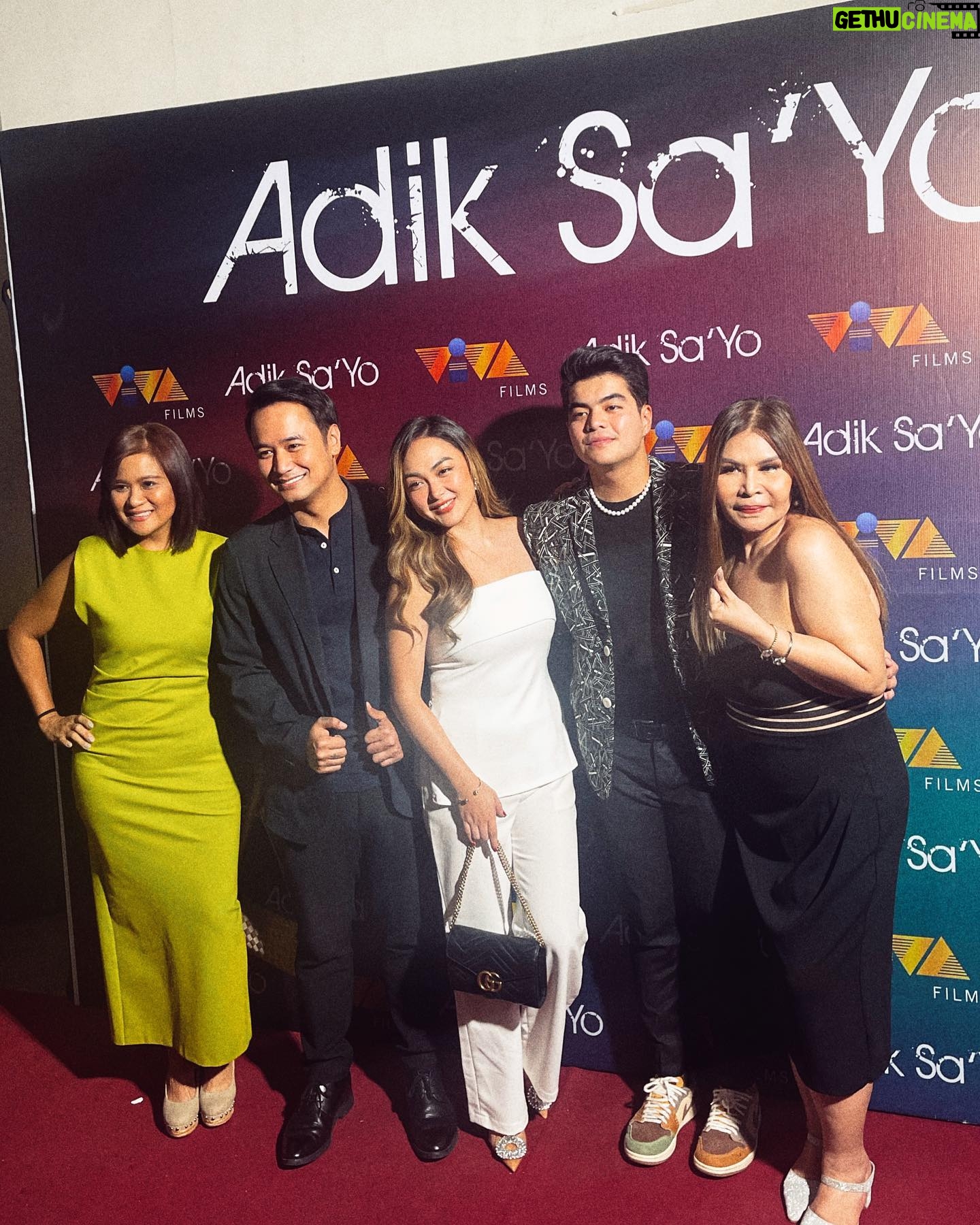 Meg Imperial Instagram - Congratulations to the whole team of #AdikSayo :) feel good & heartfelt movie πΏ galing! @directfromncn ππΌ iba talaga ang isang @1migueldeguzman π₯Ή at aliw ka @cindy π yey! Special mention din sa mga co-actors ko na nagbigay kulay at buhay pa sa film π₯ @candypangilinan @maytonbacon @andrewmuhlach @minnieaguilar ππΌ βAPRIL 19!!! SHOWING NA IN CINEMAS NATIONWIDE! #jmdeguzman #cindymiranda #megimperial #candypangilinan #andrewmuhlach #maytoneugenio #minnieaguilar