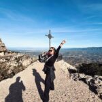 Meg Imperial Instagram - Embracing the heights of Montserrat 🏞️. Breathtaking views, an energizing hike to the cross, and the beauty of Barcelona from above - all paired with a delightful wine tasting. 🍷 Perfect weather, amazing guide (shoutout to @klook_ph for the seamless experience and a special code MEGKLOOK for 5% off 🎉). If Montserrat is on your list, it’s a must-do! #meggoesto #barcelona #spain #monserratmountain