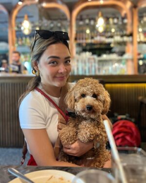 Meg Imperial Instagram - With my bunso. 🐶 
@scotty.scotch