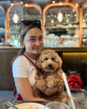 Meg Imperial Instagram - With my bunso. 🐶 
@scotty.scotch