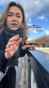 Meg Imperial Instagram - Influencers be like… 📍 Paris, France