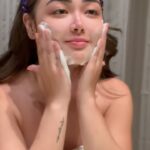 Meg Imperial Instagram - Seriously loving the vibe with Fairyskin’s Foaming Cleanser. It’s been part of my daily routine for a while, and it’s just right. No miracle promises, but my skin’s looking clearer and feeling softer. It’s the chill little self-care step I didn’t know I needed! #fairyskin #foamingcleanser #skincareroutine