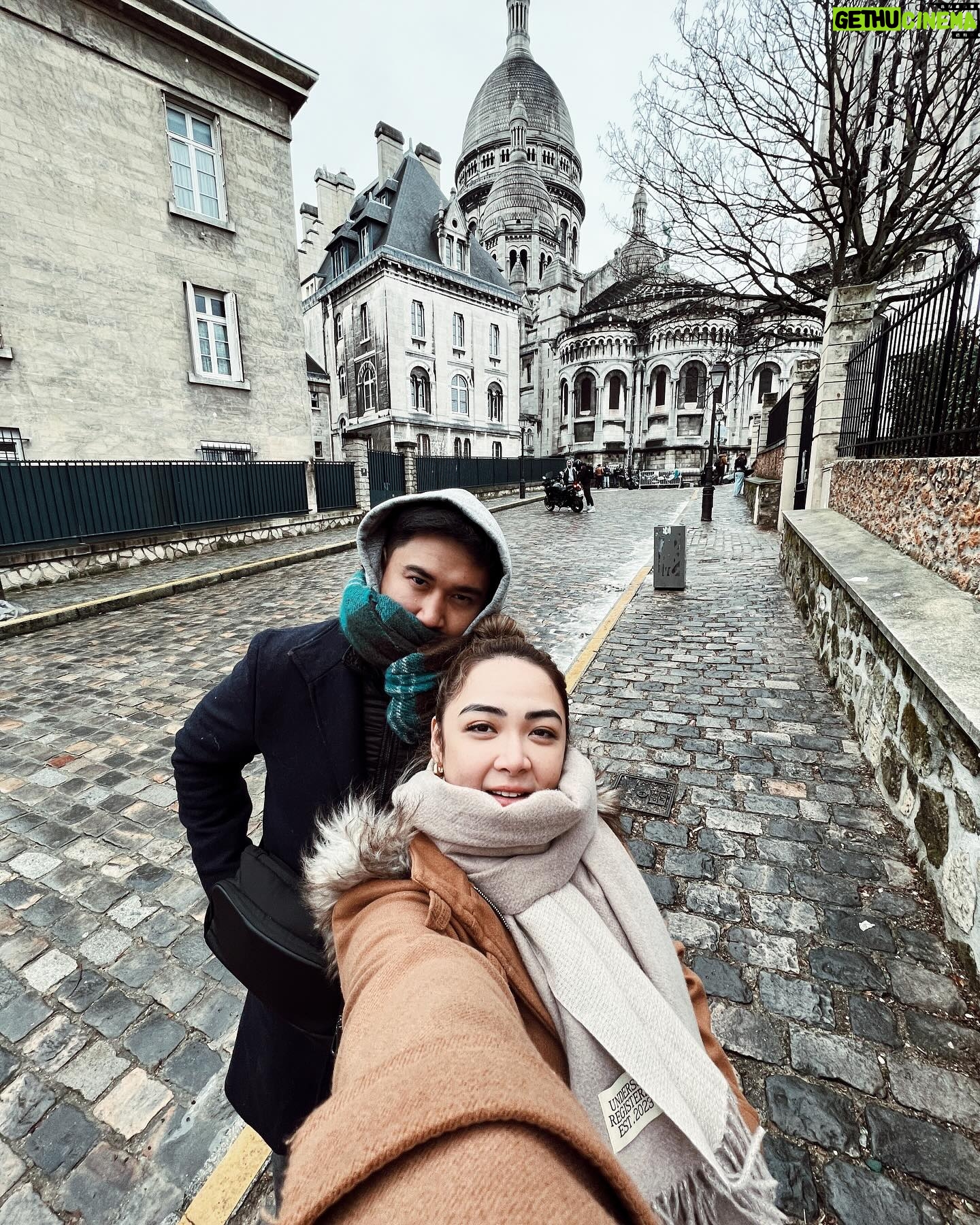 Meg Imperial Instagram - Yay! We made it to Paris today and decided to explore Montmartre on our own. It turned out to be quite an adventure! We weren't prepared for all those long and steep stairs, but we had fun! 😊 P.S sleepy the whole day because of our early flight but it’s okay! #meggoesto #paris #france #montmartre